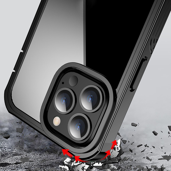Чехол для iPhone 13 Pro Max, Shockproof, с пленкой, синий