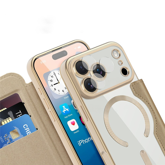 Флип-кейс RFID Wallet MagSafe с защитой камеры для iPhone 17 Pro Max