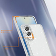 Чехол до Samsung Galaxy S25 Edge, Glittery Powder, прозрачный