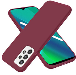 Тонкий корпус для Samsung Galaxy A72 5G / A72 4G, Slim, бордовый