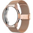 Металический браслет с чехлом для часов Samsung Galaxy Watch 4 Classic 46mm, Rose Gold