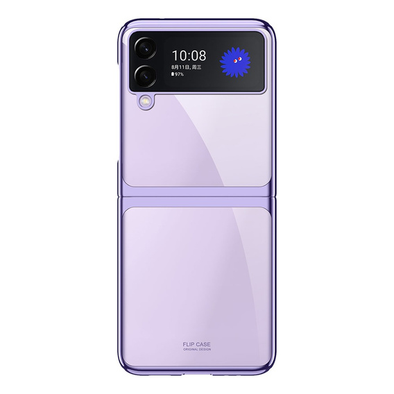 Чохол PC Frame для Samsung Galaxy Z Flip3 5G , Purple
