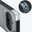 Чехол до Nothing Phone 3A, Fusion Hybrid, прозрачный / черный