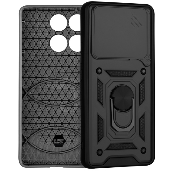 Чохол NOX Camera Slide Motorola Edge 60 / 60 Fusion, CamShield Slide, чорний