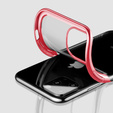 Чохол RBORD TPU Frame для iPhone 13 mini  - Clear / Red