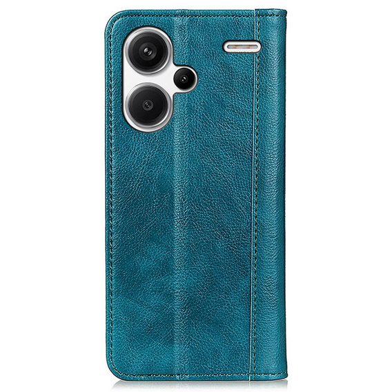 Чoхол до Xiaomi Redmi Note 13 Pro+, Wallet Litchi Leather, зелений