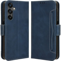 Футляр з клапаном для Samsung Galaxy M35, Card Slot, темно-синій