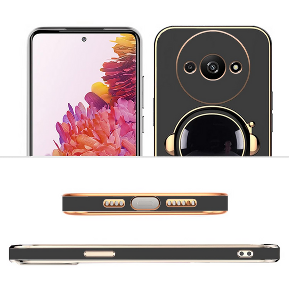 Чехол до Xiaomi Redmi A3, Astronaut, чёрный