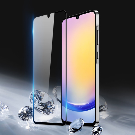 Загартоване скло для Samsung Galaxy A25 5G, Dux Ducis на весь екран з чорною рамкою, скло
