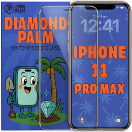 Закаленное стекло Diamond Palm для iPhone 11 Pro Max