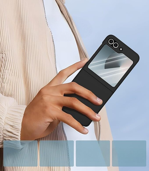 Чехол для Samsung Galaxy Z Flip7 FE / Z Flip6, PC Case, чёрный
