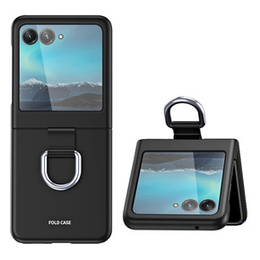 Чехол для Motorola Razr 50 Ultra, Ring Case, черный