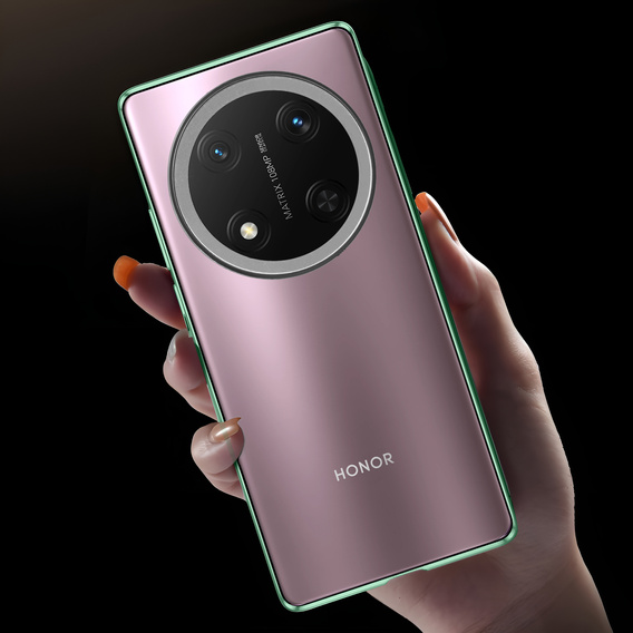 Чехол для Honor Magic 7 Lite, Magnetic Dual Glass, зелёный