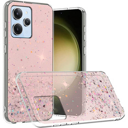 Чoхол до Xiaomi Redmi 12, Glittery, рожевий