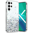 Чoхол до Samsung Galaxy S22 Ultra 5G, Glittery, сріблястий