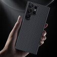 Чехол для Samsung Galaxy S23 Ultra, Aramid Fiber Cover, чёрный