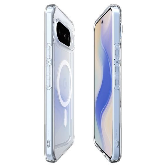 Spigen Ultra Hybrid MagSafe чохол для Google Pixel 10 Pro XL, прозорий/білий