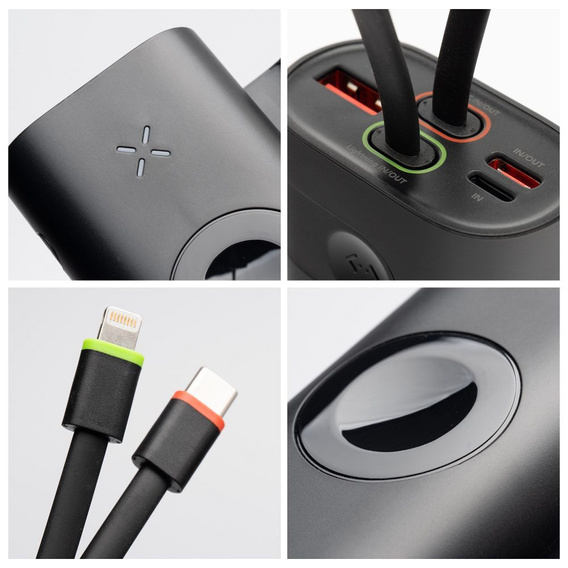 Powerbank Forcell F-Energy 10000 мАг із зарядним пристроєм для Apple Watch