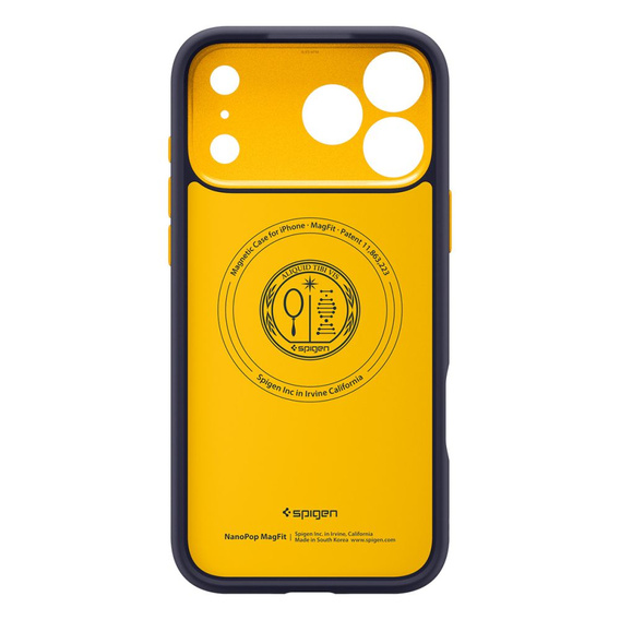 Чохол Spigen для iPhone 17 Pro, Nano Pop Mag MagSafe, Blueberry Navy