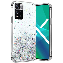 Чoхол до Xiaomi Redmi Note 11 Pro 4G/5G, Glittery, прозорий