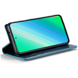 Откидной чехол для Samsung Galaxy S23, ERBORD Waxy Wallet, синий