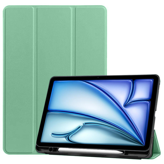 Чехол для Apple iPad Air 11" 6 gen. 2024 (A2902, Smartcase с местом для стилуса, зелёный