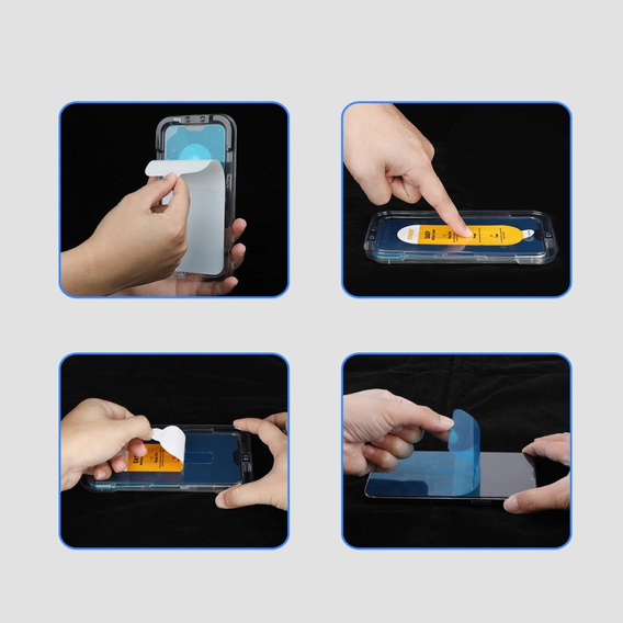 Закаленное стекло ENKAY для Samsung Galaxy S22 / S23, чёрный