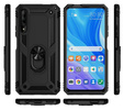 Бронированный Чехол до Huawei P Smart Pro, Nox Case Ring, чёрный