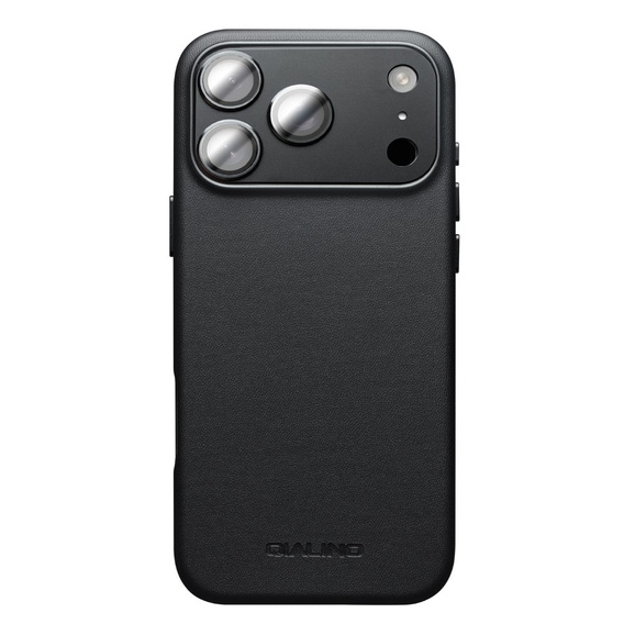 Чехол QIALINO для iPhone 17 Pro Max, для MagSafe, с защитой камеры, черный