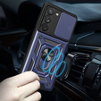 Чехол NOX Camera Slide Samsung Galaxy S23, CamShield Slide, тёмно-синий
