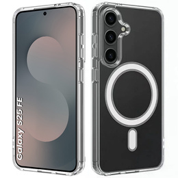 Чехол для Samsung Galaxy S25 FE, гибридный чехол Fusion Hybrid, для MagSafe, прозрачный