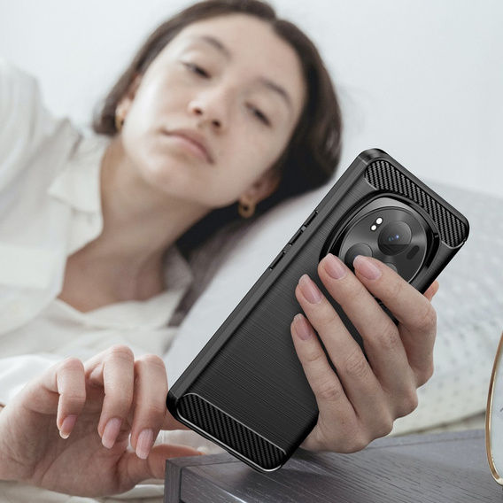 Чoхол до Honor Magic 6 Pro 5G, Carbon, чорний