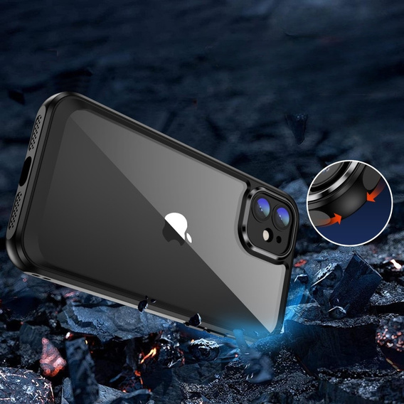Чохол для iPhone 12, ERBORD Impact Guard, чорний