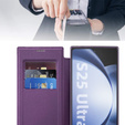 Чохол-книжка для Samsung Galaxy S25 Ultra, RFID Wallet MagSafe CamShield, фіолетовий