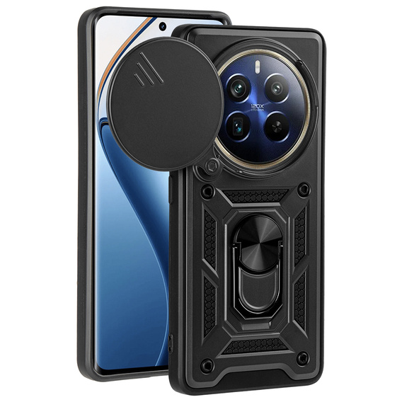 Чехол NOX Camera Slide Realme 12 Pro 5G / 12 Pro+ 5G, CamShield Slide, чёрный