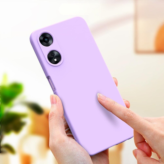 Чoхол до Oppo A38 4G / Oppo A18 4G, Silicone Lite, фіолетовий