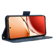 Футляр з клапаном для Oppo Reno 12FS / 12F, Card Slot, темно-синій