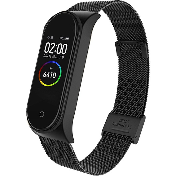 Браслет  MilaneseBand для Xiaomi Mi Band 3 / Band 4 - Black