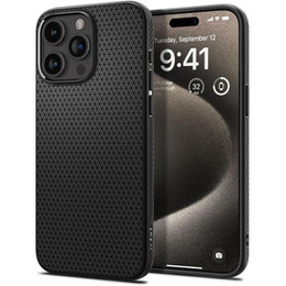 Чехол Spigen до iPhone 15 Pro Max, Liquid Air, чёрный