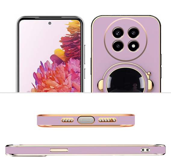 Чехол до Honor Magic 7 Lite, Astronaut, фиолетовый