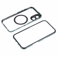Магнітний чохол Dual Glass MagSafe для iPhone 16, зелений