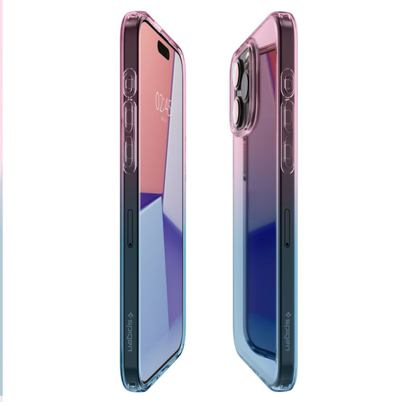 Чехол Spigen для iPhone 15 Pro, жидкокристаллический глиттер, прозрачный