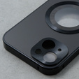 Чехол для iPhone 14, Dual Glass, для Magsafe, чёрный