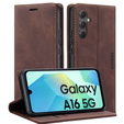 Чехол для Samsung Galaxy A16, ERBORD Vintage, бумажник с клапаном, кофе