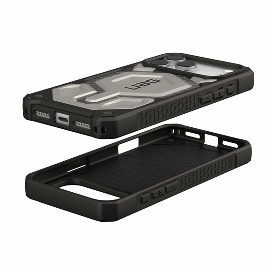 Чохол Urban Armor Gear для iPhone 17 Pro Max, Monarch Pro Kevlar MagSafe, титановий