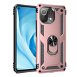Бронированный Чехол до Xiaomi Mi 11 Lite / Mi 11 Lite 5G / 11 Lite 5G NE, Nox Case Ring, розовый rose gold