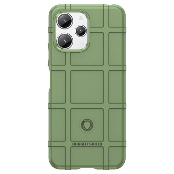Чехол до Xiaomi Redmi 12 4G, Rugged Shield, зелёный