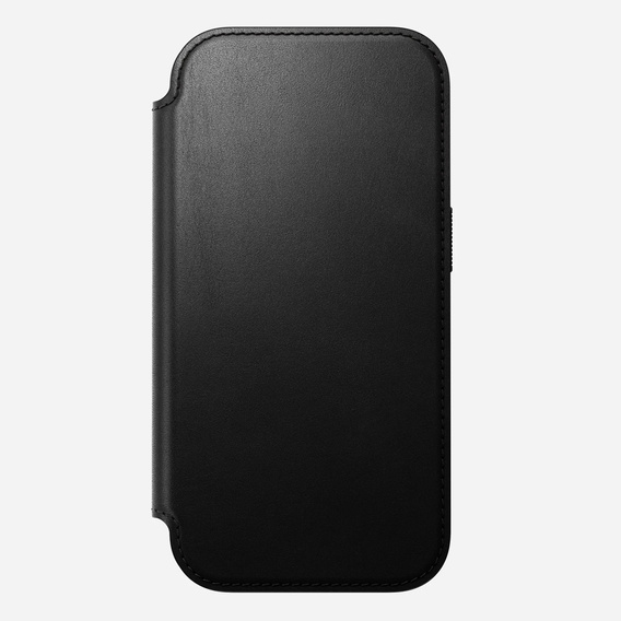 Чехол Nomad для iPhone 17 Pro, современный кожаный фолиант, черный