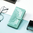 Чохол-книжка для Motorola Edge 60 / 60 Fusion, Mandala, зелений