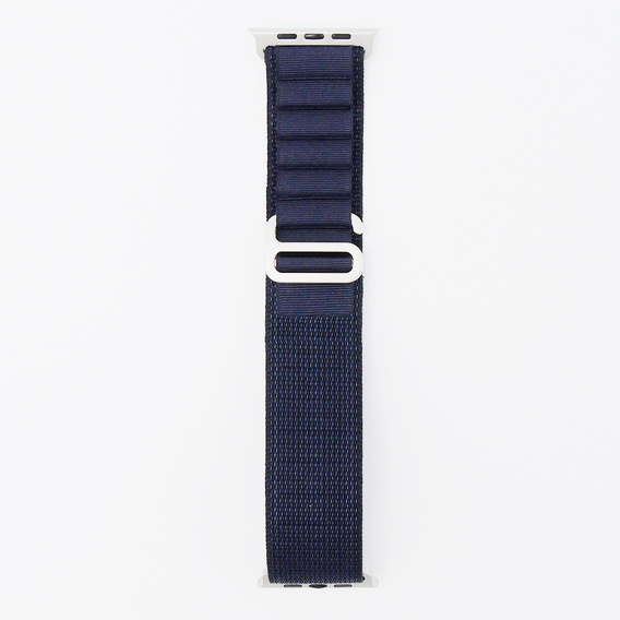 Нейлоновый ремешок для Apple Watch 1/2/3/4/5/6/7/8/SE/ULTRA 42/44/45/49 мм, темно-синий
